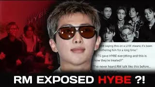 BTS RM Calls Out HYBE on Weverse Live 😳!!