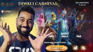 Diwali Carnival Event Spinning 😢 | Diwali Wish Event | Free Fire Malayalam
