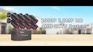 ANRAN 8CH 2MP AHD DVR Kit Video Surveillance System. ANRAN 8CH 2MP комплект видеонаблюдения