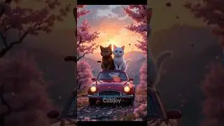 &ldquo;Cat love on wheels 😻🚗💕&rdquo;#CatLove #CatCouple #CuteCats #CatStory #CatShorts #CatAnimation #CatRomance