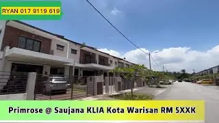 Primrose Double Storey @ Saujana KLIA , Kota Warisan Area