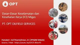 Dasar Dasar Keselamatan dan Kesehatan Kerja K3 Migas