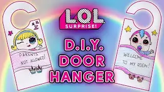 How to Draw LOL Lil Sister & LOL Lil Punk Boi | DIY Door Hanger | Drawing Class for Kids, Part 18