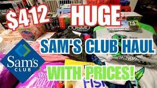 HUGE Monthly Sam's Club Grocery Haul With Prices! | May 2021🛒