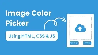 Responsive Image Color Picker Using HTML, CSS, and JavaScript | EyeDropper API | Code With Pawan