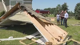 Armada home has top chopped off by EF-1 tornado