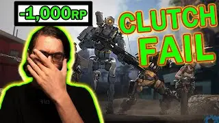 I FAILED TO CLUTCH... | Arakari | Apex Legends | PS4 | Ranked Gameplay