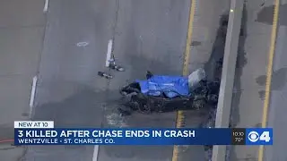 3 dead in car crash at end of chase near Wentzville