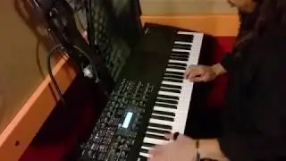 Bill Dragon solo keyboards for KARMA band.Access Virus Ti Hammond sound
