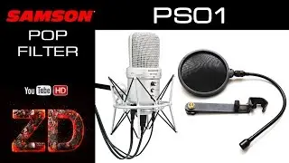 Review pop filter SAMSON PS01