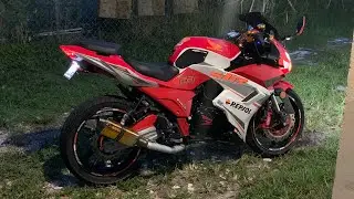 Мото-блог №30 df250rts/venom x22r. Максимальная скорость на данный момент по ночному шоссе