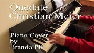 Quedate - Christian Meier | Piano Cover Instrumental