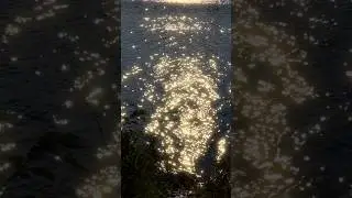 Gleaming sun reflection💧🌅  Сияющее отражение солнца #reels