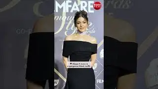 Alaya F makes a jaw dropping entrance in a pretty black outfit 🖤🥰#alayaf #bollywood #galatta
