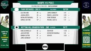 Notting Hill Brandon Park - 2nd XI v Park Orchards - 2nd XI