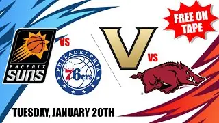 Free Basketball picks Phoenix at Philly and Vandy at Arkansas from Joe Wiz heard on ESPN New York
