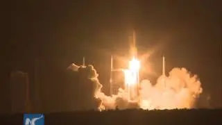 China's Long March 7 carrier rocket blasts off
