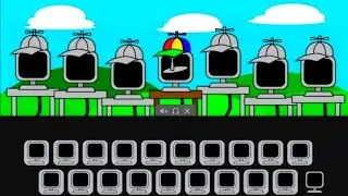 Incredibox Sprunki - Mr.FunComputer but polo repeat after every character 