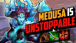 MEDUSA ON A RAMPAGE! Transcendence Builds HIT SO HARD - Smite Season 8 ADC Gameplay