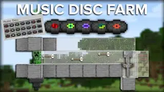 Simple 1.16 Music disc farm in Minecraft || Minecraft tutorial