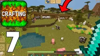 Crafting And Building - Survival Gameplay Part 7 - FARM WITH ALL ANIMALS (2022)