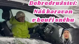 Dobrodružství na Kvilda s karavanem , mráz a spousta smíchu🥶🥶⛄️😱