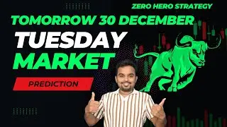 TUESDAY MARKET Nifty 50 ,Bank Nifty Prediction for 30 DECEMBER | Chart Analysis | Global Cues Update