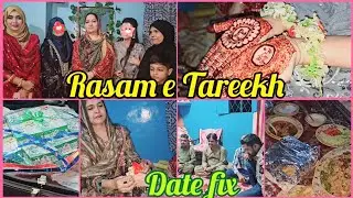 Bhai ki shadi ki Date fix krne Bhai k Susraal gaye ❣️ RASAM E TAKEEKH ... bhabhi ka name reveal