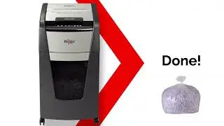 Rexel Optimum Auto+ 225X Cross Cut Paper Shredder