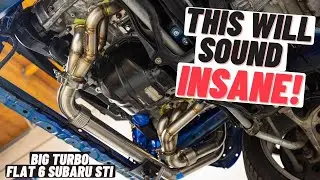Выпускной коллектор Big Turbo Flat 6 Subaru WRX/STI Custom!