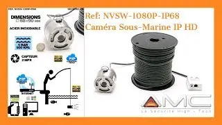 CAM&Eacute;RA SOUS MARINE D'INSPECTION IP FULL HD 1080P &Eacute;TANCHE 50 M&Egrave;TRES [SECUTEC.FR]