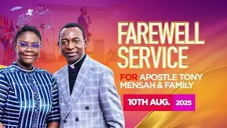 FAREWELL SERVICE FOR APS TONY MENSAH || 10/08/2025 || GO IN THIS YOUR MIGHT || APS WILLIAM B AGYARKO