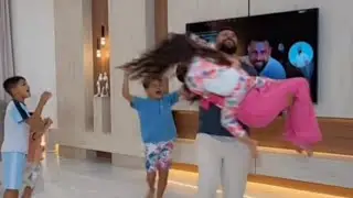 ريتشو و ننوش ريتشو😍 توحش على قطعه كيك🥰 رده فعل ننوش على رقصه ريتشو وهز ودلع