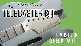 Headstock Shape and Tru Oil on the Neck on a Telecaster Kit from The Fretwire