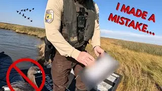 I MADE A MISTAKE... | GAME WARDEN CALLED