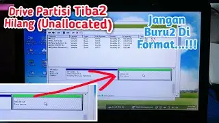 HDD External Hilang Partisi (Unallocated) Ini Cara Mengatasi nya...