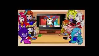 the amazing digital circus react to funny videos😂🎪 #meme#gacha lovers#amna and alisha creations