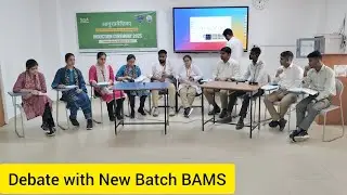 Debate on Social media Postive ✅ vs Negative❌ New Batch BAMS 2k25