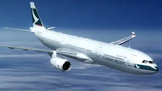 Cathay Pacific Flight 780 - Landing Animation