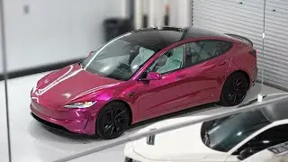 Best looking Inozetek Vinyl Wrap on the newest 2024 Tesla Model 3 Performance!!  Best wrap ever?!
