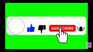No Copyright, Subscribe and Bell icon into sound animation  Green Screen Subscribe Button  subscribe