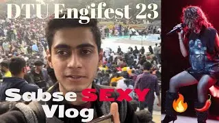 DTU Engifest 23 | Sunidhi Chauhan Live 🔥🔥 | Youtuber Meetup  @YashGargOfficial   😍😍