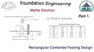 Rectangular Combined Footing Design