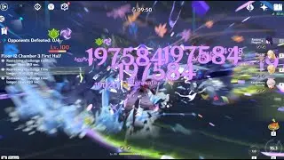 Aggravate Raiden/Fischl 12 Sec Abyss 12-3-1
