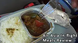 Air Asia X In-flight Meal Review - Melbourne to Kuala Lumpur