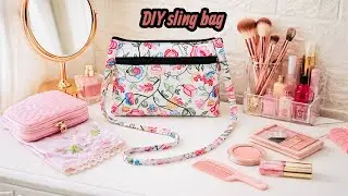 DIY cross body bag, cutting and stitching full video and very useful video paisa Kamana Hai to Ye￼￼￼