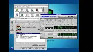 Voyetra Audiostation on DOSBox running Windows 3.1