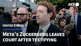 Meta CEO Mark Zuckerberg leaves Los Angeles court | AFP