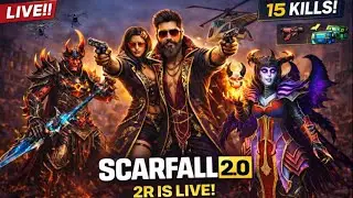 🔥LIVE SCARFALL 2.0 Gameplay | Rank Push | Intense Battle | | Solo vs Squad Live