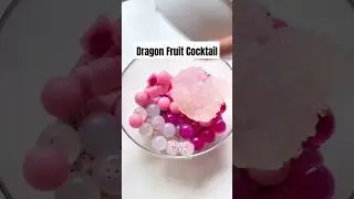 Exotic Dragon Fruit Cocktail: A Tropical Delight in Every Sip! 🍹🌺🐉 #cocktailrecipes